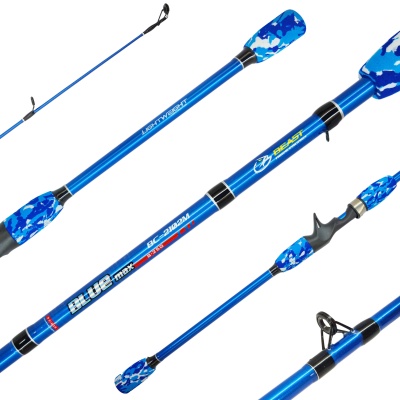 Caña Beast Blue Max 2.10m Bait Casting 2 Tramos 6-12 Lb 8-25g