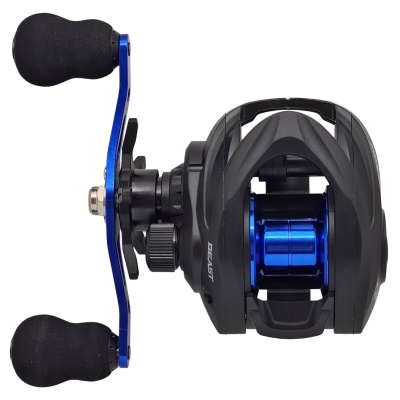 Reel Huevito Beast Blue Snake 103 Bait Casting 3 Rulemanes 6.3:1