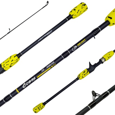 Caña Beast Cobra 1.80m Bait Casting 2 Tramos 6-12 Lb 8-25g