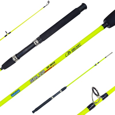 Caña Beast Solid SE 1.80m Maciza 2 Tramos 15-25 Lb 50-100g