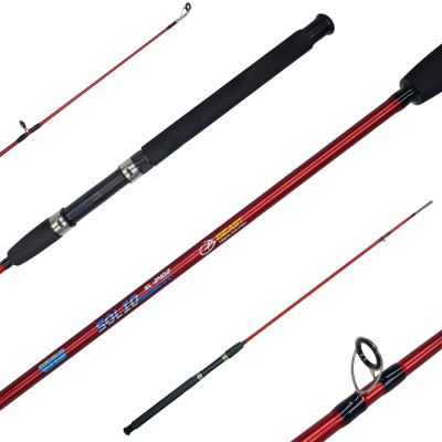 Caña Beast Solid SL 2.40m Maciza 2 Tramos 15-25 Lb 50-100g